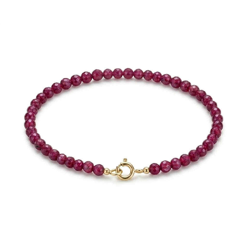 14 kt rubin armbånd - 55003RU