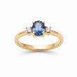 14kt. Safir ring m. 0,03 ct - 15004S006
