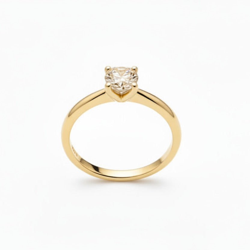 14kt Diamant ring m. 0,46 ct - 15012D046