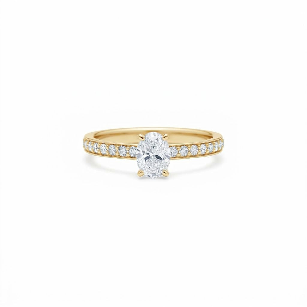 Embrace ring oval brillant - 15019D74