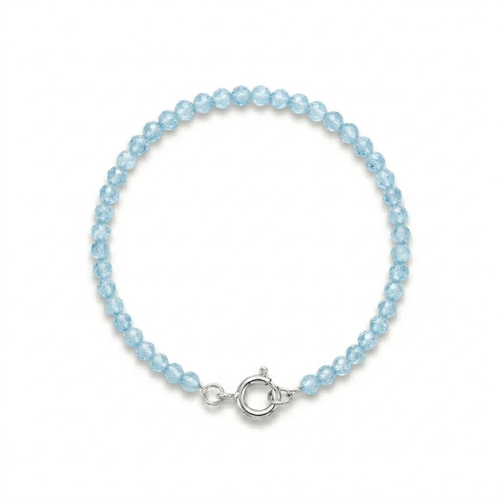 Blå topas armbånd - 59003BT