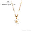 Georg Jensen Daisy halskæde i forgyldt sterlingsølv - 3536226