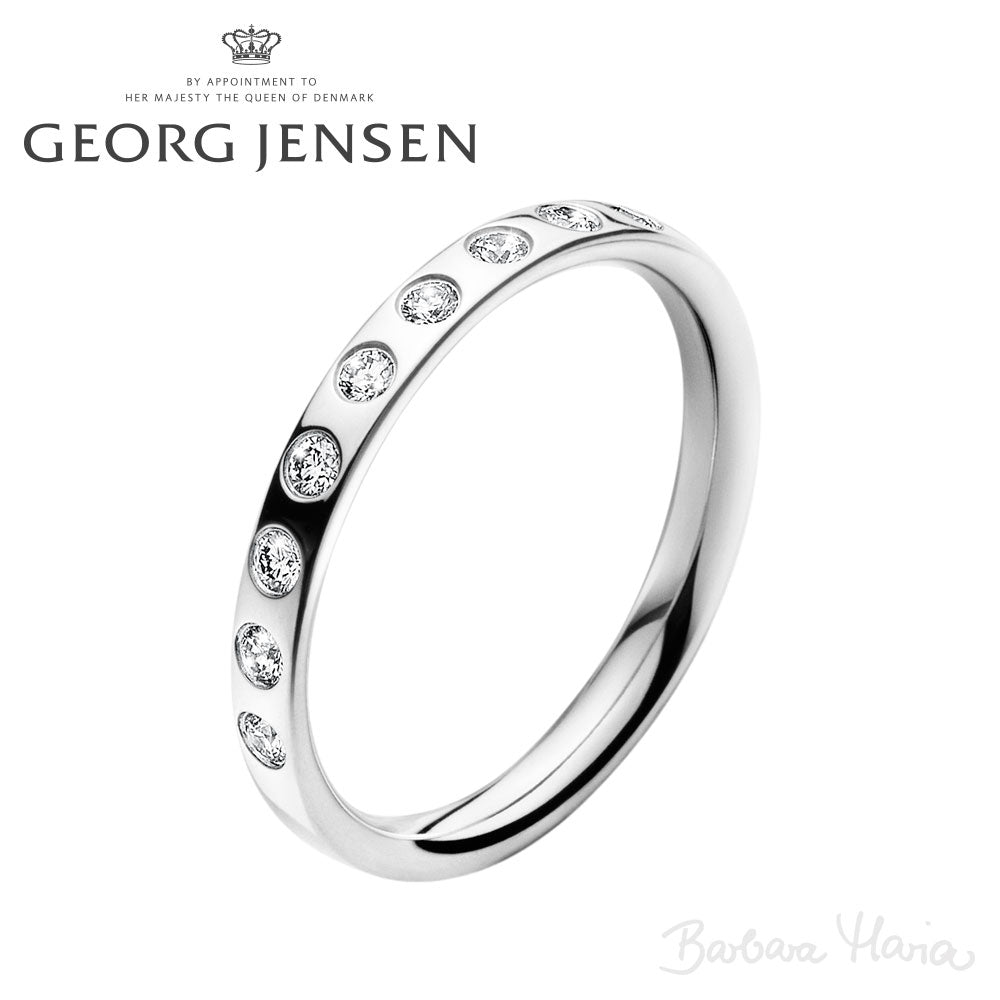 Georg Jensen Magic inderring med diamanter i 18 kt hvidguld - 20000346