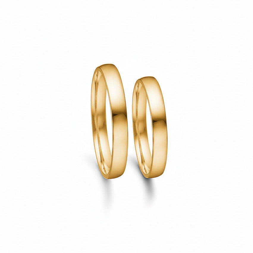 Vielsesring sæt i 3 mm