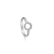 Diamonds in the Sky ring i sterlingsølv m. 0,10ct brillanter - 19004D10
