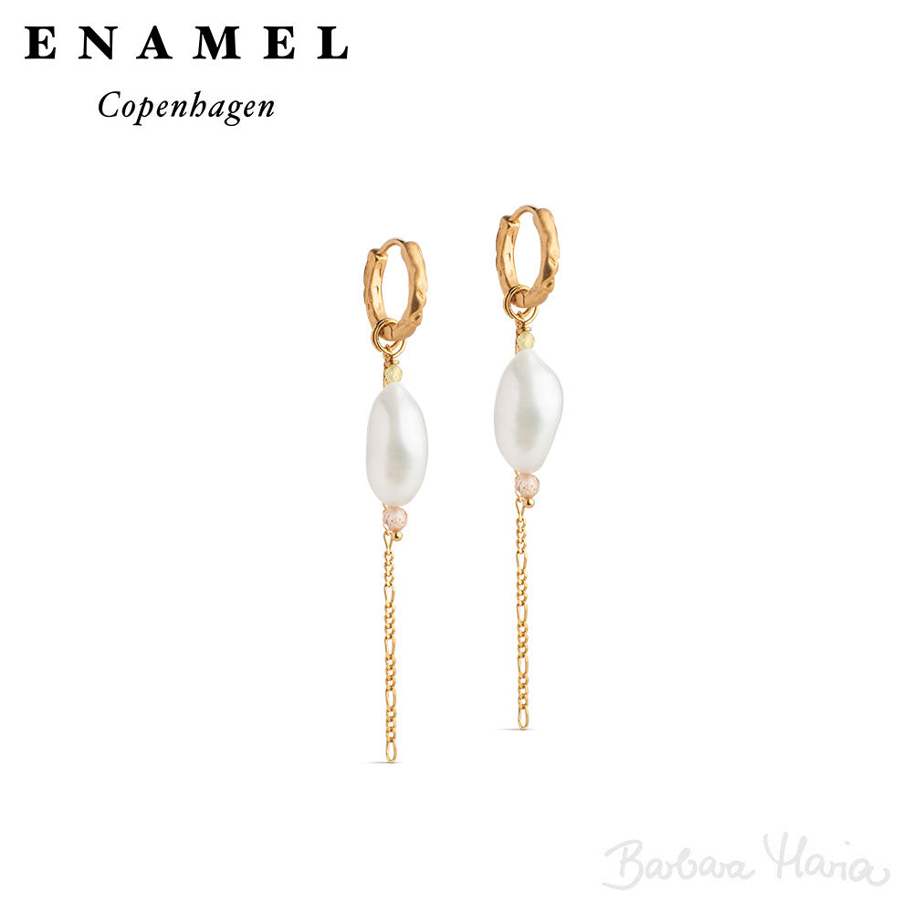 Enamel Adeline, Pearl ørehængere  - E258GM