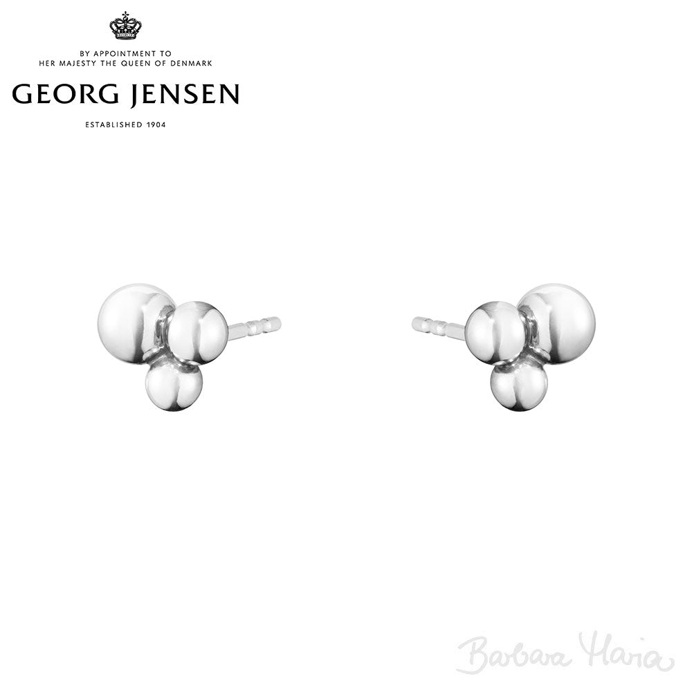 Georg Jensen Moonlight Grapes små sølv ørestikker - 10014406