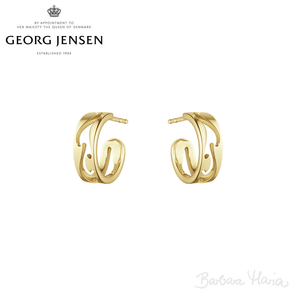 Georg Jensen Fusion guld øreringe - 10016436