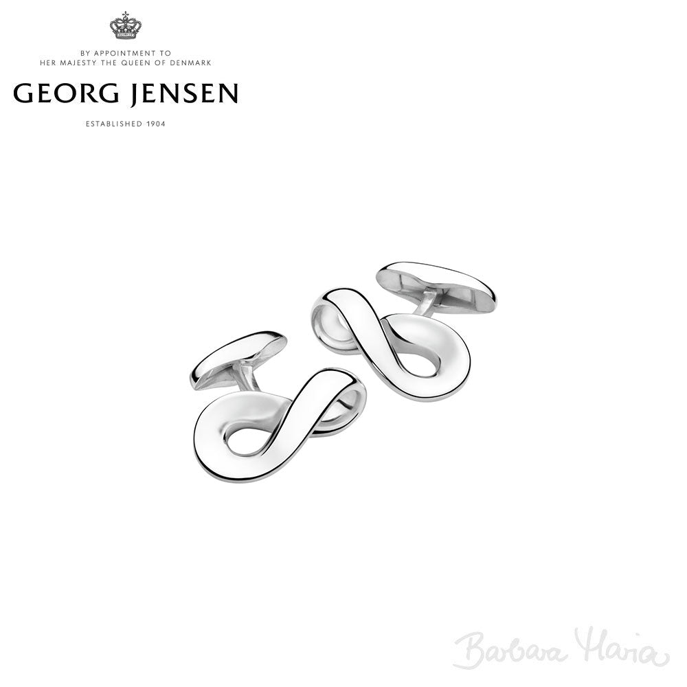 Georg Jensen Infinity sølv manchetknapper - 3533817