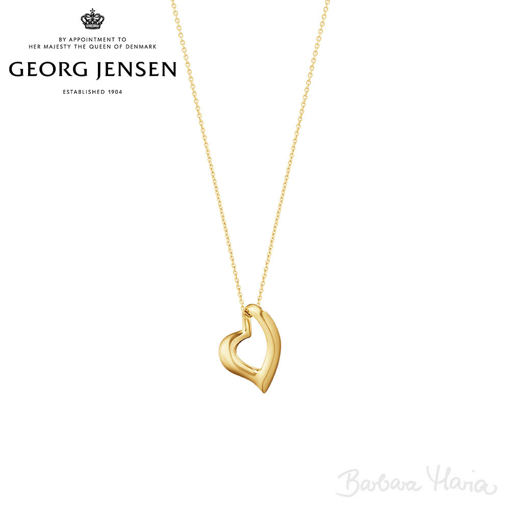 Georg Jensen Hearts 18kt guld halskæde - 10012162