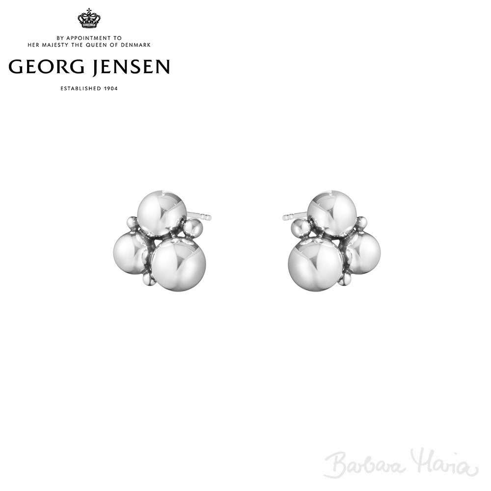 Georg Jensen Moonlight Grapes ørestikker sølv - 10019038