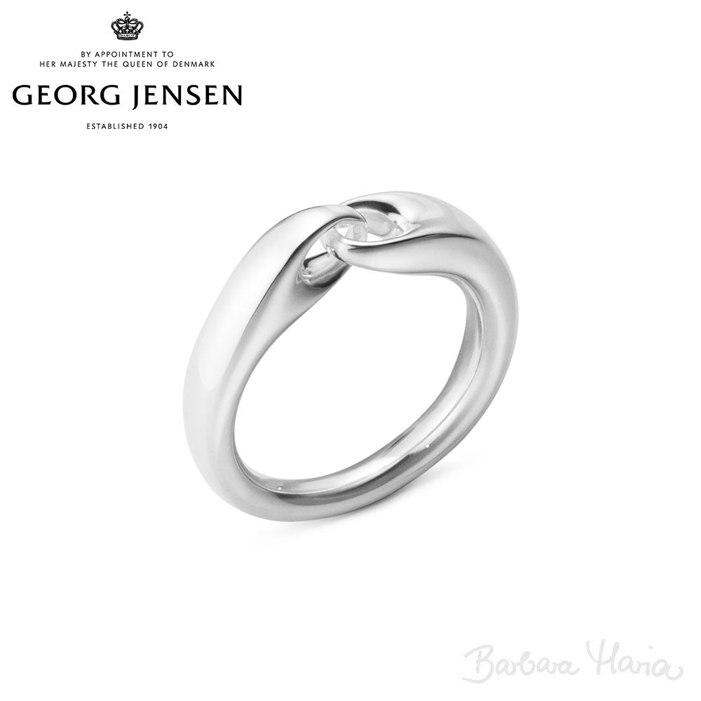 Georg Jensen Reflect led ring, lille, i sterlingsølv - 20001091