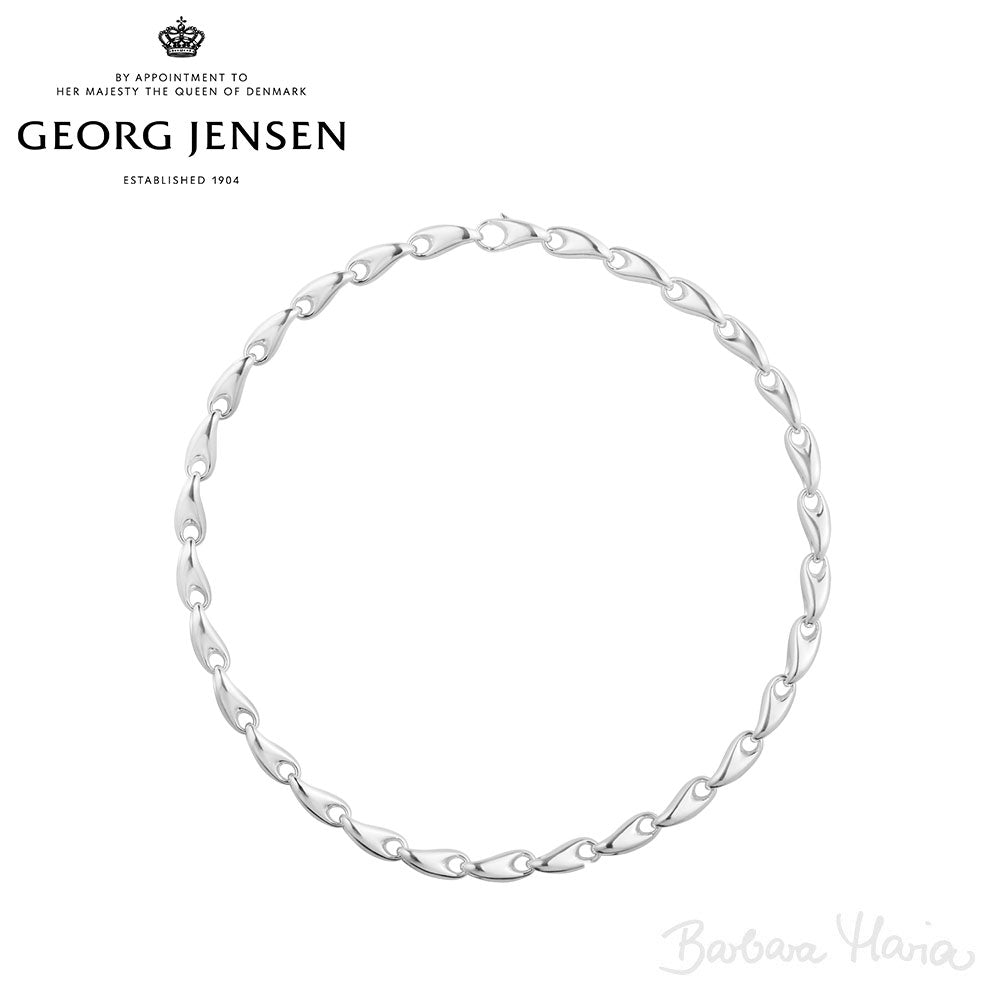 Georg Jensen Reflect mellem halskæde i sterlingsølv - 20001178000M