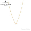 Georg Jensen Signature Diamonds solitaire halskæde i 18 kt guld - 20001259