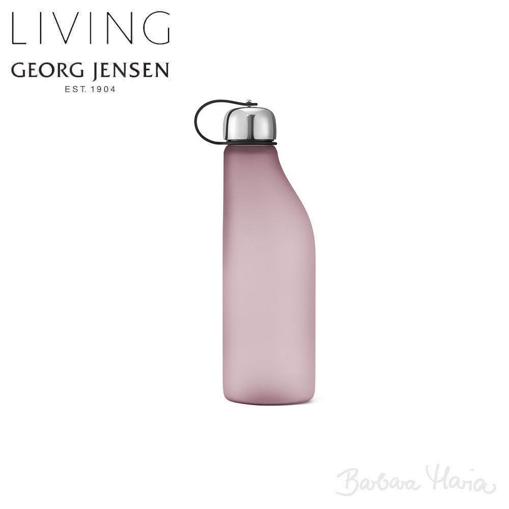Georg Jensen Sky Vandflaske i rosa tritan plast og stål - 10019414