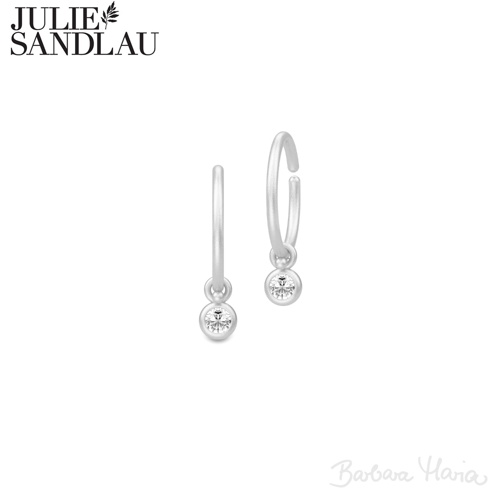 Julie Sandlau Finesse Mini Hoop øreringe - HPS50RHCZ