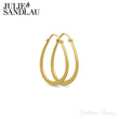 Julie Sandlau Classic Pear hoop - SDM74GD
