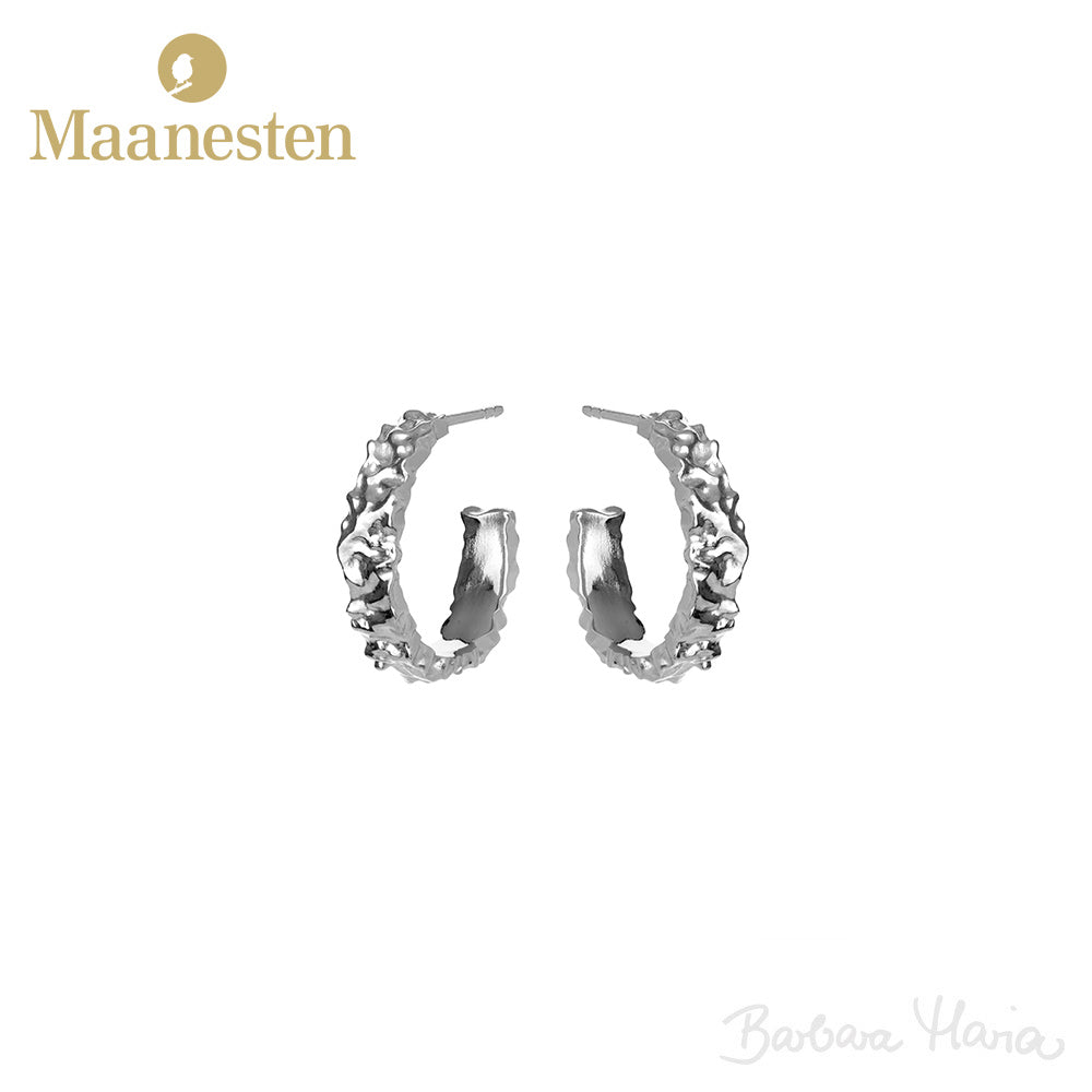 Maanesten Aio Medium øreringe i sterlingsølv - 9566c