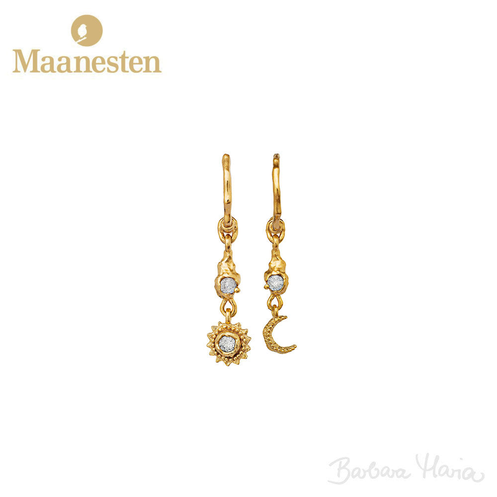 Maanesten Ember forgyldte øreringe - 9731A