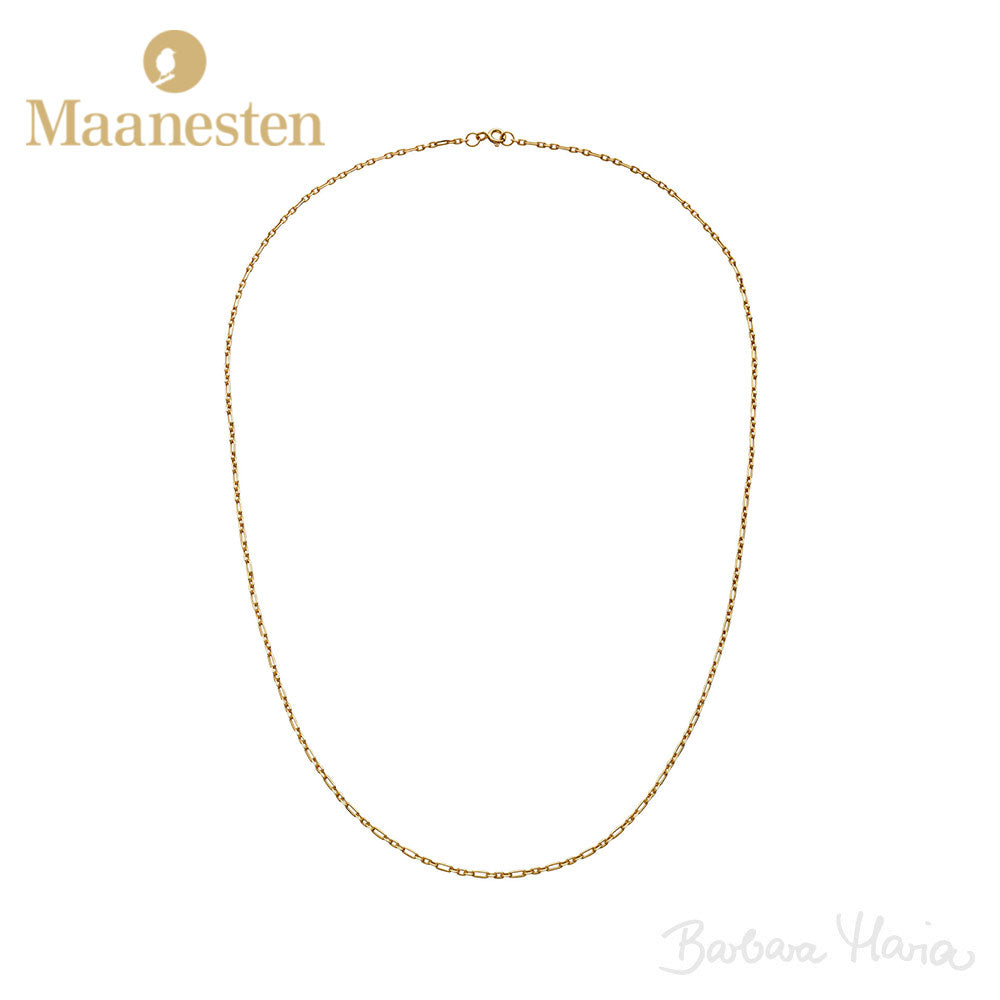 Maanesten Kris Grande halskæde i forgyldt sterlingsølv - 2644A