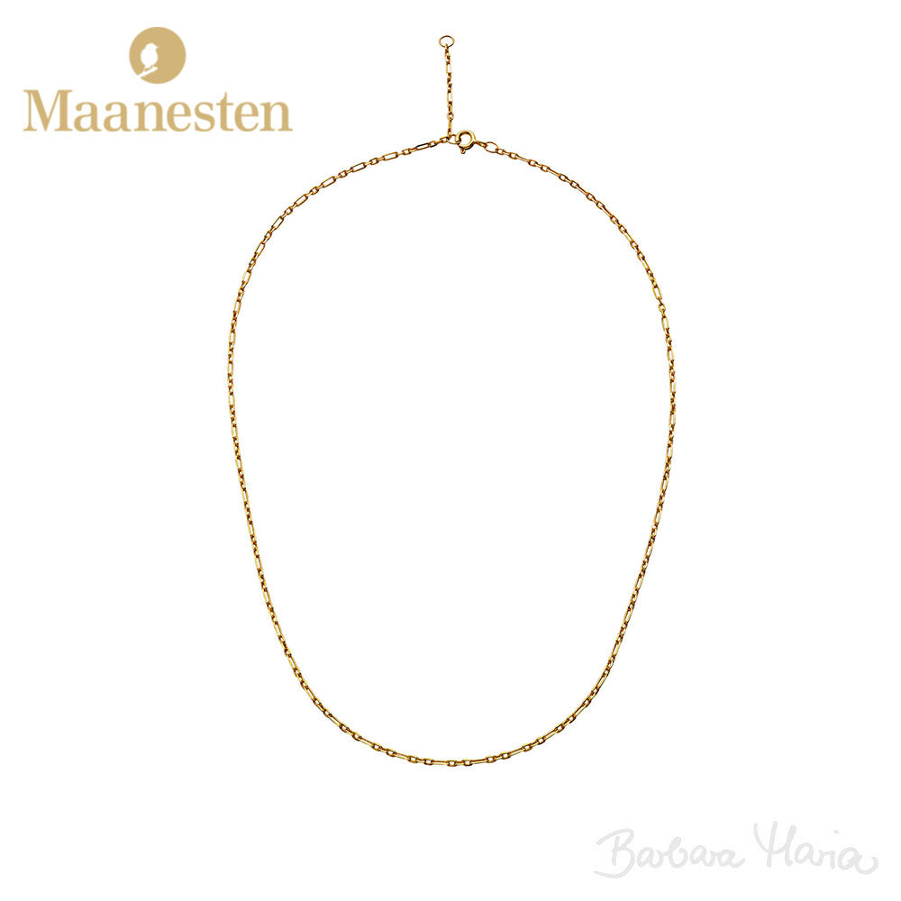 Maanesten Kris Medium halskæde i forgyldt sterlingsølv - 2643A