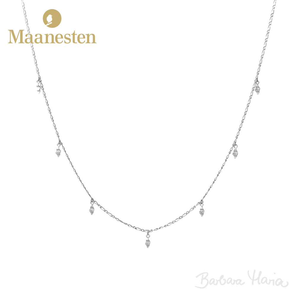Maanesten Una sølv halskæde - 2500C