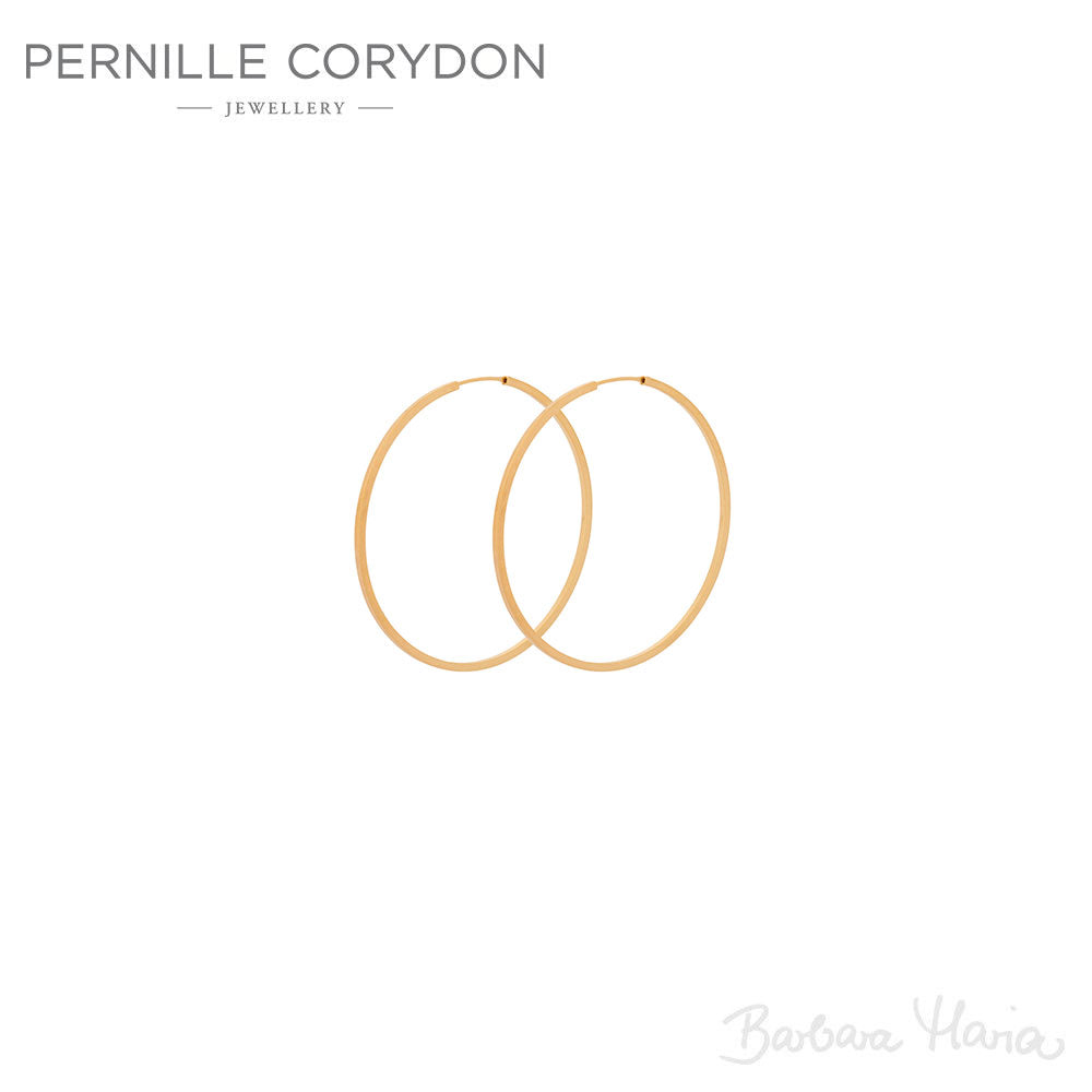 Pernille Corydon Orbit hoops - e-053-gp