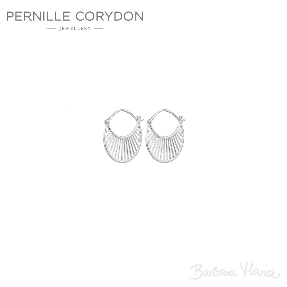 Pernille Corydon Daylight øreringe i sterlingsølv - E-571-S