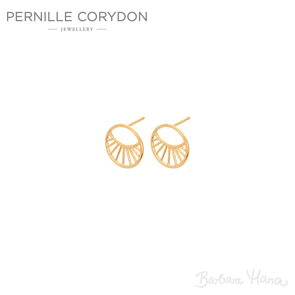 Pernille Corydon e-572-gp Daylight ørestikker forgyldt
