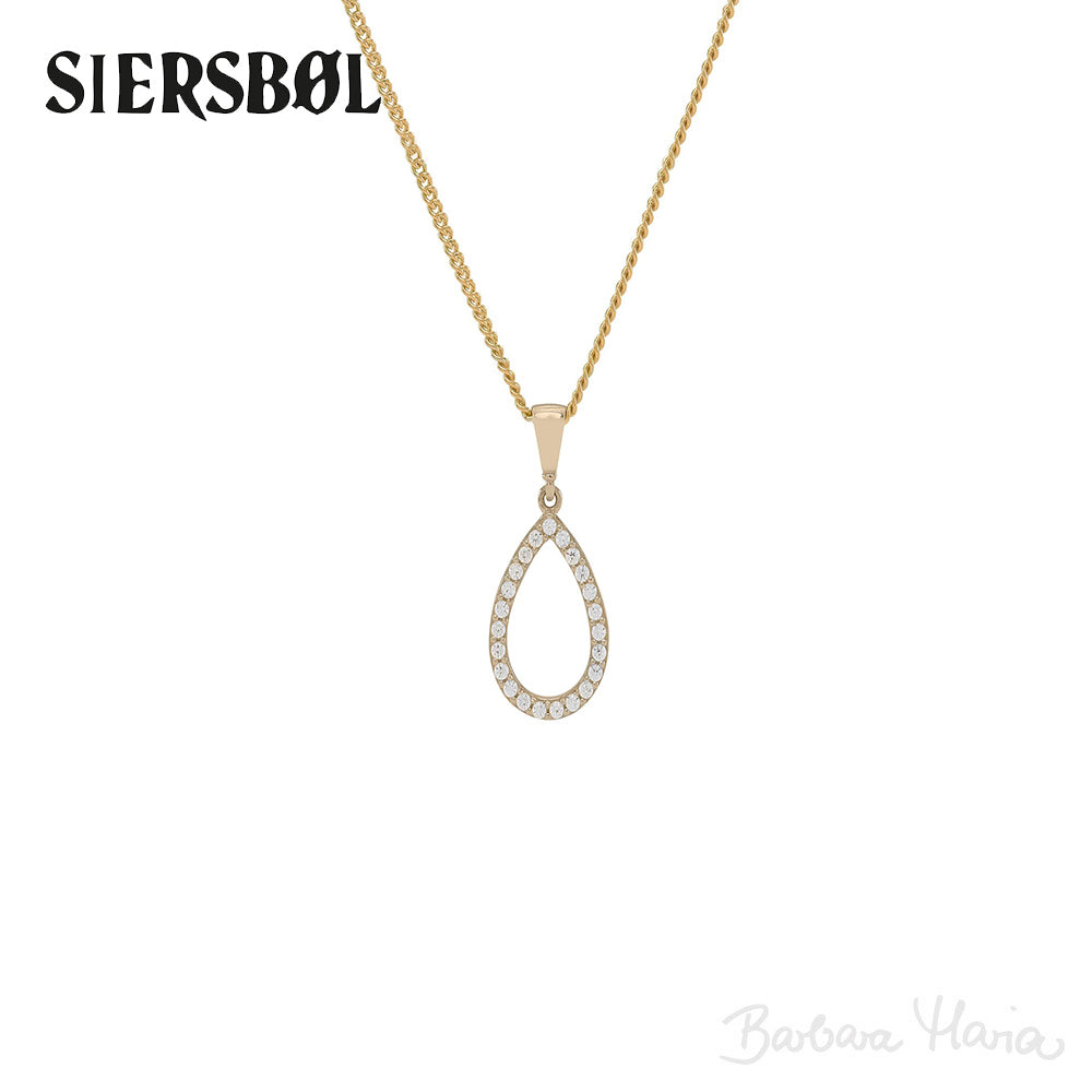 Siersbøl Guld vedhæng - 283 008CZ3