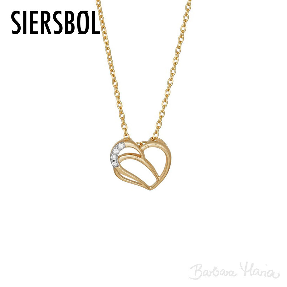 Siersbøl 8kt guld vedhæng - 255000CZ3