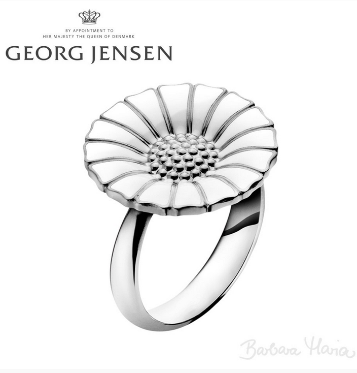 Reparation af emalje - Georg Jensen Daisy ring